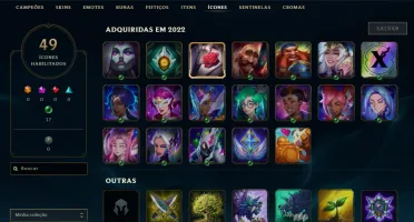 Conta DIAMANTE 4 - Smurf LOL (league of legends) ELOMOON