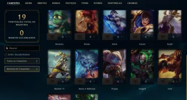 Conta DIAMANTE 4 - Smurf LOL (league of legends) ELOMOON