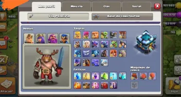 CLASH OF CLANS - CV13 QUASE FULL BARATO