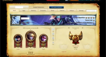 League Of Legends, Full Champ, 15 Skin, Borda Ouro