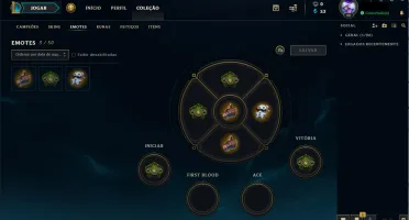 Conta LoL lvl 46 Unranked