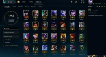 Conta LoL lvl 46 Unranked