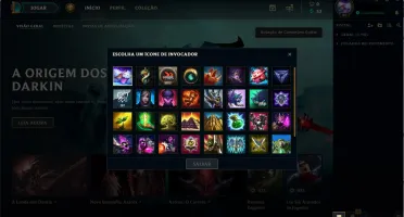 Conta LoL lvl 46 Unranked