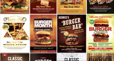 +5K De Artes Para Restaurantes (Psd, Png, Jpeg + Fontes)