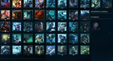 Conta League of Legends Unranked 106 Skins 1760 RP 53 PP