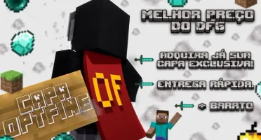 [MEGA PROMOÇÃO] Capa Optifine Minecraft + Barato