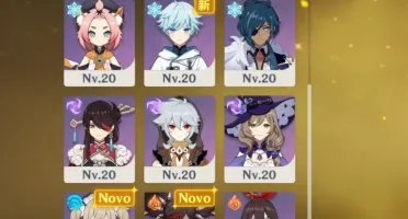 Conta Genshin com 5 personagens 5*