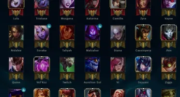 Conta UNRANKED SOLO - +100 campeões 50 skins e ícones raros