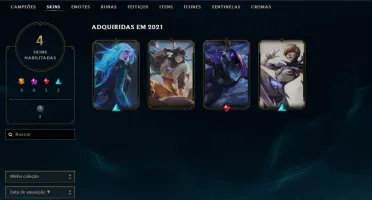 Conta lol mestre