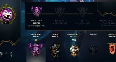 Conta lol mestre
