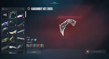 Conta Valorant do ep1, com champios 21, karambit vct e ++++