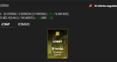 Conta Level 20 Gc 100%Winrate
