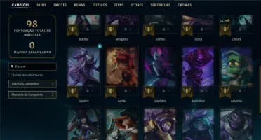 Prata 2 com 35 Champs e 6 Skins ( MAIN SUP )