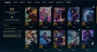 Prata 2 com 35 Champs e 6 Skins ( MAIN SUP )