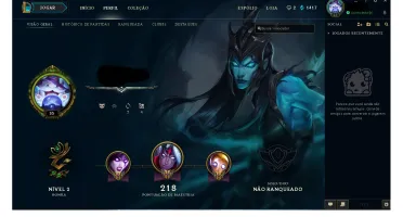 Conta League of Legends - Unranked