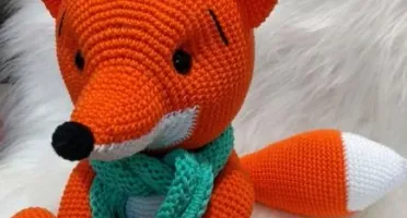 Raposa Grande em Amigurumi