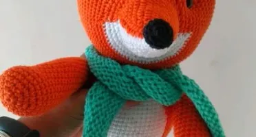 Raposa Grande em Amigurumi