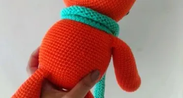Raposa Grande em Amigurumi