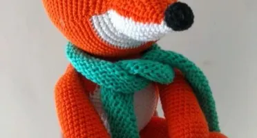 Raposa Grande em Amigurumi