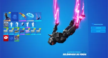 Skin fornite com 52 skins / com passes da season 4/5 e +