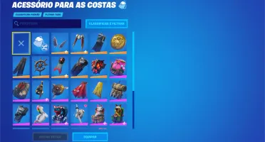 Skin fornite com 52 skins / com passes da season 4/5 e +