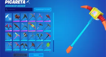 Skin fornite com 52 skins / com passes da season 4/5 e +