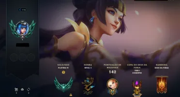 Conta Platina com Skin Mitica