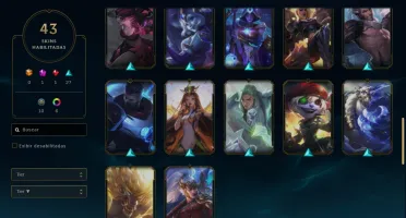 Conta Platina com Skin Mitica