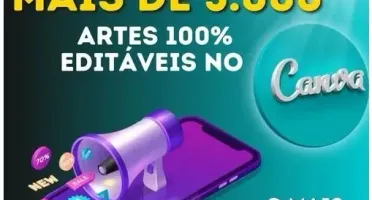 Super Pack Artes Canva +5.000 Templates | Entrega Automática