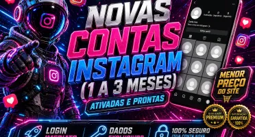 Contas Novas Instagram 1 A 3 Meses +2Fa - [Qualidade]