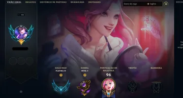 Conta Lol Platina Mmr Diamante - Ultimate Seraphine Kda