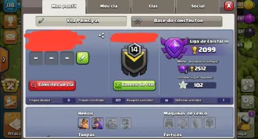 Conta CLASH OF CLANS CV10 + Casal de Heróis 26 - Promoção!