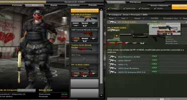 CONTA COMBAT ARMS - ITENS PERMANENTES