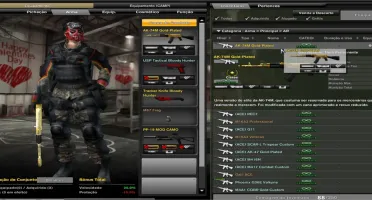 CONTA COMBAT ARMS - ITENS PERMANENTES