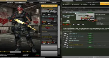 CONTA COMBAT ARMS - ITENS PERMANENTES