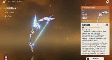 Genshin Impact Xiao + Hu Tao + Diluc + Jean + Amos bow