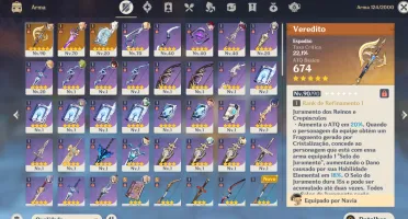 Navia C3 + Bis + Ayaka + Bis + Pity 50 + 21 Tiros+Aniv Livre
