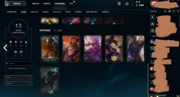 Conta LOL - lvl 115 + 13 skins