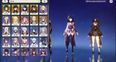 AR 55 - Xiao +Hutao + Homa + Zhongli + Raiden + Jean
