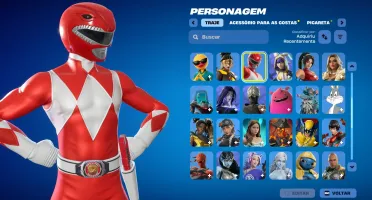 Conta Fortnite | 73 Skins | Red Ranger | Entrega automática!