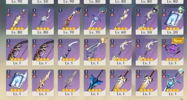 [AR 55] [NA]⭐6 Personagens 5*⭐ + Amos' Bow e Skyward Blade⭐