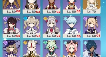 [AR 55] [NA]⭐6 Personagens 5*⭐ + Amos' Bow e Skyward Blade⭐