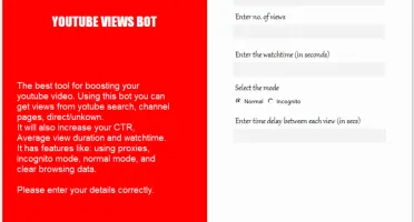 Youtube View Bot Tool_v2.2