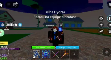 Conta blox fruits com kitsune permanente