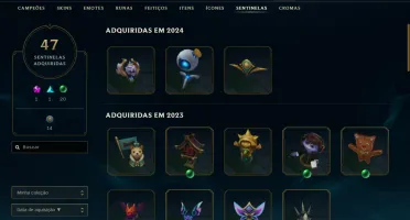 Conta Lol Nível 669 Todos Os Campeões, 509 Skins, 322 Ícones
