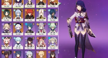 Raiden Shogun / Zhongli c2 / Xiao / Ganyu / Kazuha / Yoimiya