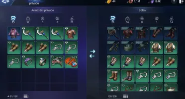 CONTA GUERREIRO LVL 48 COM 55K DE PODER ,COM 1 PET ÉPICO
