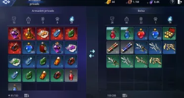 CONTA GUERREIRO LVL 48 COM 55K DE PODER ,COM 1 PET ÉPICO