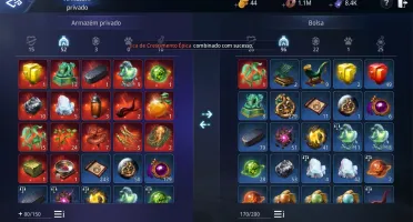 CONTA GUERREIRO LVL 48 COM 55K DE PODER ,COM 1 PET ÉPICO