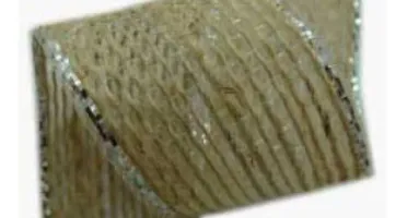 Fita de Juta 3210 Borda Prata 10 mm - Rolo 10 Metros